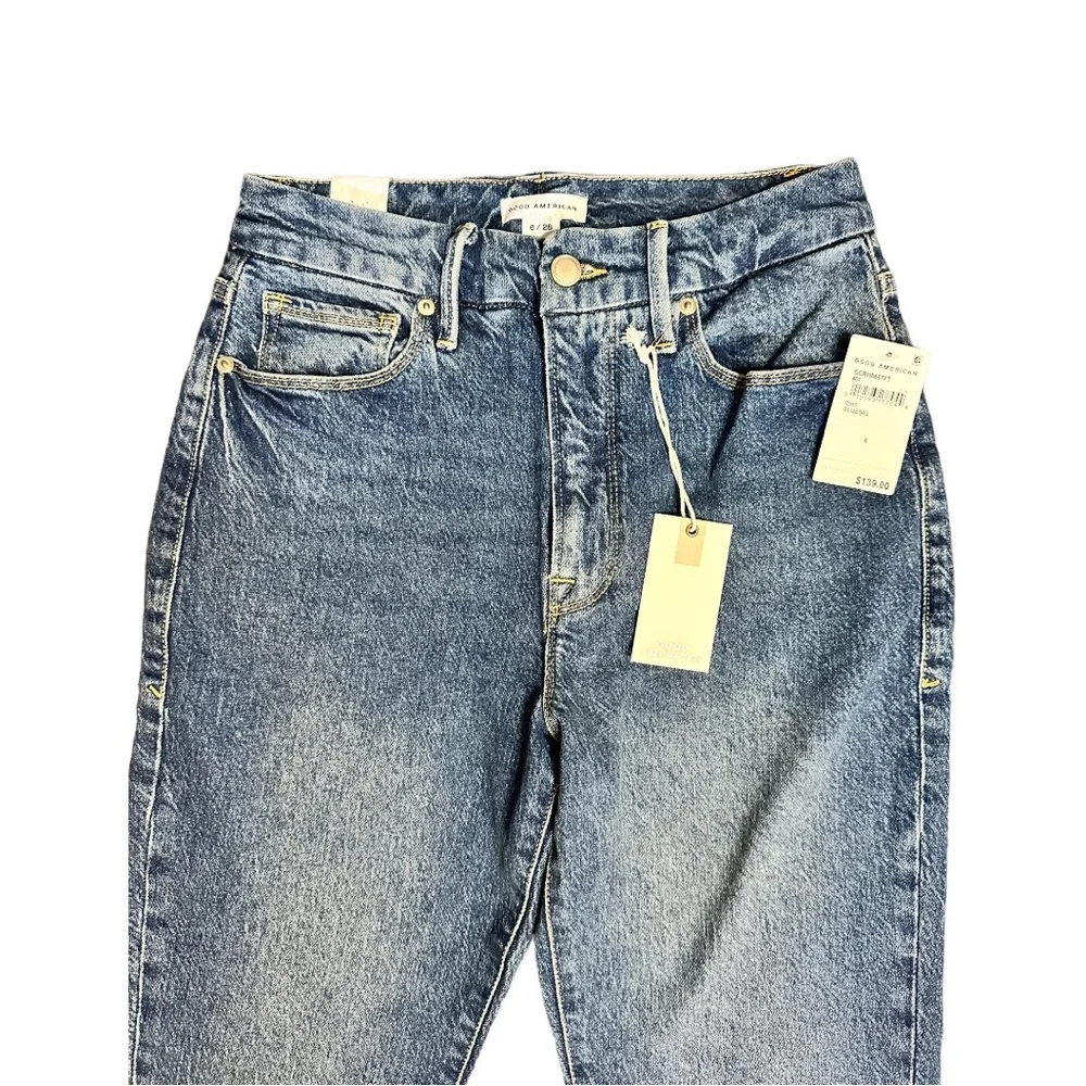 Good American Good Classic Jeans High Rise Size 6/28 - Picture 3 of 8